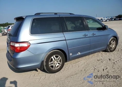 2007 Honda Odyssey Ex z USA, uszkodzony, nr VIN 5FNRL38447B005253